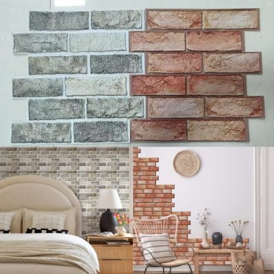 Samolepicí cihlová tapeta (10 ks/0,9 m²) | NYBRICK